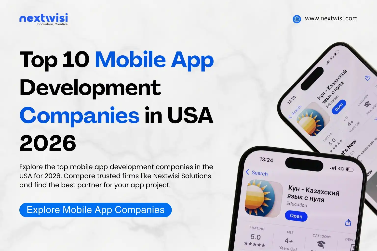 Top 10 Mobile App Development Companies in USA 2026